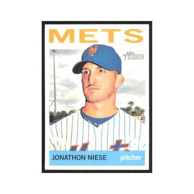 Topps Heritage Jonathon Niese Mets #84 2013 Foto 1 de 3