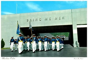 Bring Me Men, Marching Cadets at the U.S. Air Force Academy Colorado Postcard - Picture 1 of 2