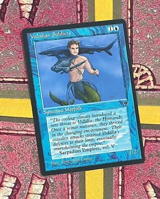 MTG VODALIAN SOLDIERS (Van Camp) Fallen Empire (Wyvern Back) (OldManMTG 007-584) - Image 1 of 4