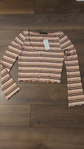 Womens French Connection Stripe Top - Picture 1 of 5