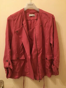 schöne leichte Damen Jacke " my blue " dunkelrosa - Gr. 44 - Zustand: sehr gut - Bild 1 von 7