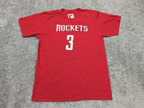 Chris Paul Houston Rockets #3 T-Shirt Adidas Go-To Tee Large Red Cover