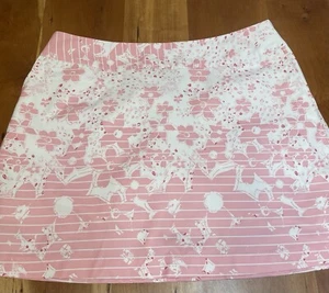 Pickle Ball Golf  Tennis Skort Women’s Size 10 Pink White Great Condition Adidas - Picture 1 of 10