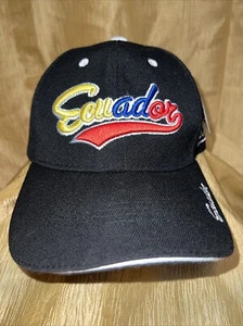 ECUADOR ECU Cap Mütze Fußball Baseball bestickt Mega Sport Flagge Farben Land - Bild 1 von 10