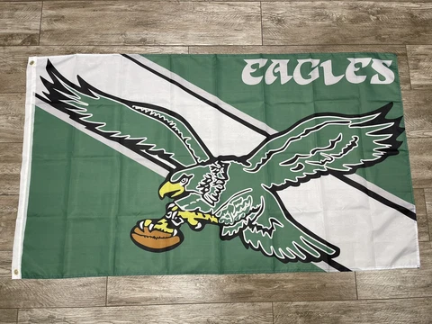 PHILADELPHIA EAGLES FLAG 3'X5' BANNER: Super bow LII champions Cover