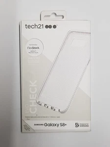 Genuine Tech 21 Clear White Case Cover for Samsung S8 Plus - Picture 1 of 6