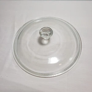 PYREX 623C B-15 Clear Glass Lid For Pyrex 1.5 Qt Round Casserole Replacement - Picture 1 of 2