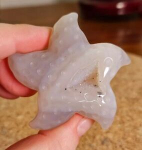 Agate Crystal Starfish Carving