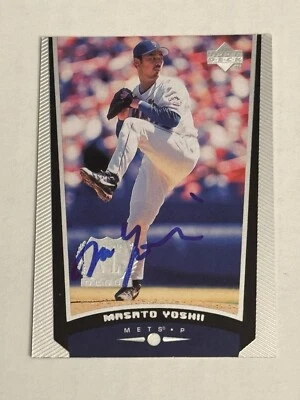 Masato Yoshii 1999 Upper Deck Authentic Signed Autograph Auto RC New York Mets🔥 - Image 1 of 3