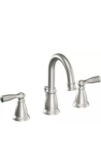 ποΈ MOEN Banbury 8 in. Widespread Double Handle High-Arc Bathroom Faucet W#2436 - Picture 1 of 3