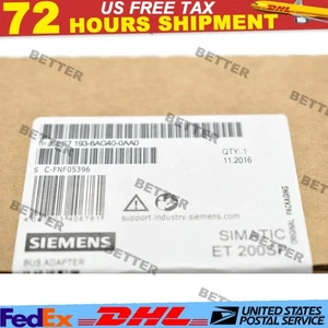New Siemens 6ES7193-6AG40-0AA0 6ES7 193-6AG40-0AA0 1 Year Warranty Fast Shipping - Picture 1 of 4