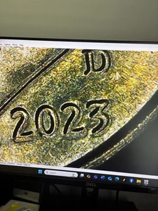 2023 D Dime Doubling Error - Picture 1 of 3
