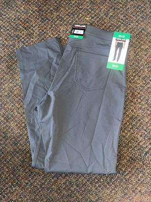 Kirkland Signature Men's 5-Pocket Performance Pants, Gray, 38X32 7771391 NWT - Image 1 of 4