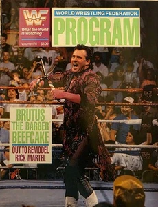 WWF Program #176 Brutus "The Barber" Beefcake - Picture 1 of 13