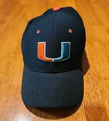 Vintage Miami Hurricanes Hat Cap Fitted 7 ⅝ Sports NCAA Football Basketball USA - Image 1 of 4