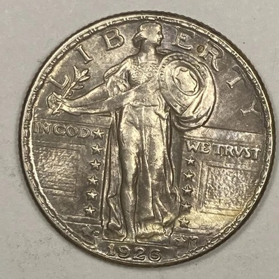 1926-D Standing Liberty Quarter .25. BU. - Image 1 of 3