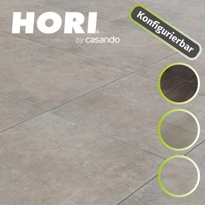 HORI Terrassenplatte 2 cm Bodenplatten Feinsteinzeug Steinoptik 60x60 Outdoor - Bild 1 von 4