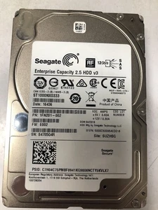 Seagate ST1000NX0333 1TB 7200RPM 1000GB 12Gbps 2.5" SAS HDD - Picture 1 of 4
