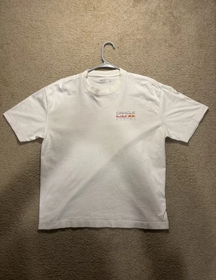 Camiseta Oracle Red Bull Racing F1 20 vueltas para hombre L blanca gráfica Hollister Foto 1 de 4