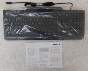 CHERRY KC 1000 SC Security Keyboard w/ Smart Card Terminal P/N JK-A0100EU-2/05 - Picture 1 of 13