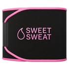 Sweet Sweat Waist Trimmer Band (Women & Men) - Trainer Belt - Black Pink Size M