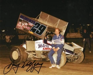 Doug Wolfgang autographed #29 Weikert's World of Outlaws Sprint Car 8x10 photo - Picture 1 of 1