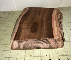 One Block Piece Hawaiian Milo Wood ~ 8 2/3" x 7 1/4" x 2" (#167) - Foto 1 di 6