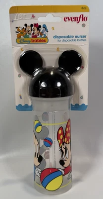 Vtg 1996 Evenflo Disney Babies Disposable Nurser Baby Bottle With Nipple NOS - Image 1 of 4