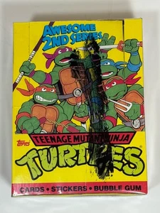 1990 Topps Teenage Mutant Ninja Turtles 2nd  Series - Empty Display Box Only - Picture 1 of 7