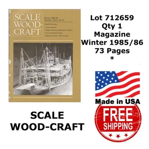 SCALE WOOD-CRAFT Magazine Winter 1985/96 Number Three 712659 - Picture 1 of 3
