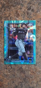 Xavier Edwards (Aqua Raywave 064/199) -- Color Match! -- 2025 Topps Chrome #115 - Picture 1 of 3