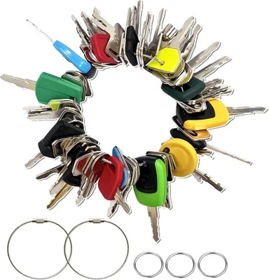 62PCS Heavy Equipment Key Set, Construction Equipment Ignition Master Keys - Image 1 of 4