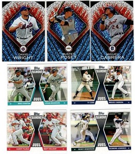 2011 TOPPS INSERT - DIAMOND DUOS, DIAMOND STARS - WHO DO YOU NEED!!