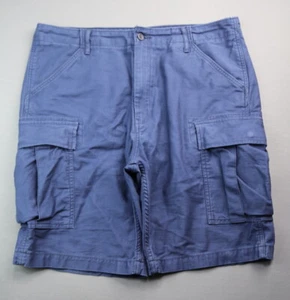 Pantalones Cortos Hombre 2015 Levi's Heavy Chino Cargo Azul Talla 36 - Imagen 1 de 8