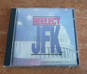 Re-Elect JFK CD-ROM,Mac & Windows Rare PC Game 1995 w/15 Pg Booklet. Complete - Picture 1 of 20