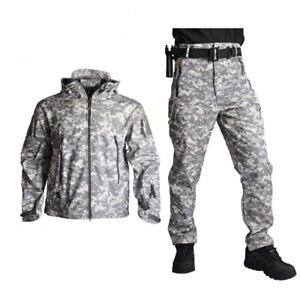 Military Jacket Pants Military Uniform Camo Outfit Tactical Army Waterproof