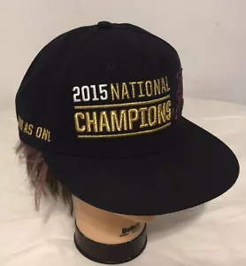 Alabama Crimson Tide Cap Nike 2015 NCAA National Champs Umschließfach Zimmer Druckknopflasche Mütze - Bild 1 von 8