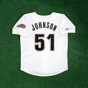 Randy Johnson 1998 Houston Astros Men's Home White Jersey w/ Team Patch - Picture 1 of 6