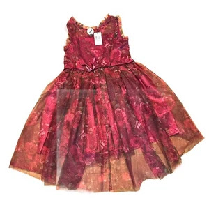NEW NWT Girl gorgeous sequin tutu tulle Lilt Burgandy Red Sparkle $64 L 14.5-16. - Picture 1 of 3