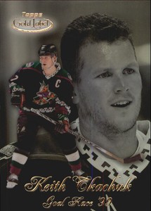 1998-99 (COYOTES) Topps Gold Label Goal Race '99 #GR6 Keith Tkachuk