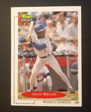 1991 Classic Best Julio Bruno RD #367 Waterloo Diamonds
