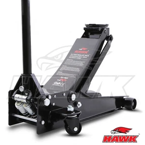 HAWK 2.5 TON HYDRAULIC FLOOR JACK HEAVY DUTY ROLLING PORTABLE CAR LIFT JACK - Picture 1 of 8