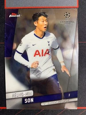 2019-20 Topps Finest UEFA Champions League Base Card : Heung-Min Son #55 - Image 1 of 3