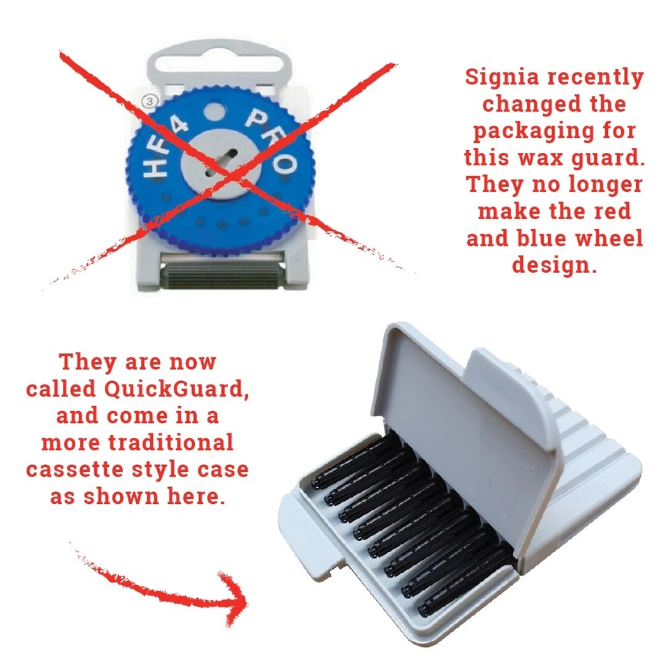 Восковая защита слухового аппарата Siemens HF 4 PRO (всего 16 фильтров) QuickGuard Signia HF4 - Изображение 1 из 1