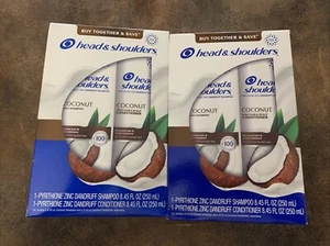 2 X Head & Shoulders Coconut Daily Anti-Dandruff Shampoo & Conditioner 8.45 oz - Picture 1 of 6