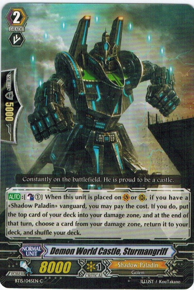 4 x Demon World Castle, Sturmangriff - BT15/045EN - C Near Mint / Mint, English - Image 1 of 1