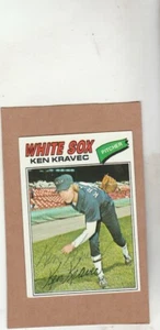 1977 Topps # 389 Ken Kravec - autographed card - Picture 1 of 1