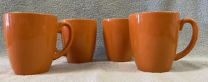 Corelle Steinzeug Orange 4" Kaffeetassen 4er Set - Bild 1 von 14