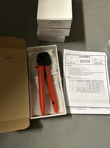 New Molex Crimper Hand Crimp Tool 63811-5600 14-18 awg 4.64mm Crimp Terminal - Picture 1 of 12