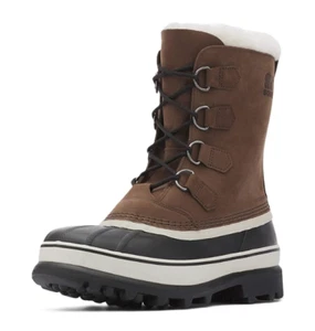 Sorel Caribou Herren wasserdicht isoliert Schneestiefel, braun (Bruno) Größe 9 NEU - Bild 1 von 6